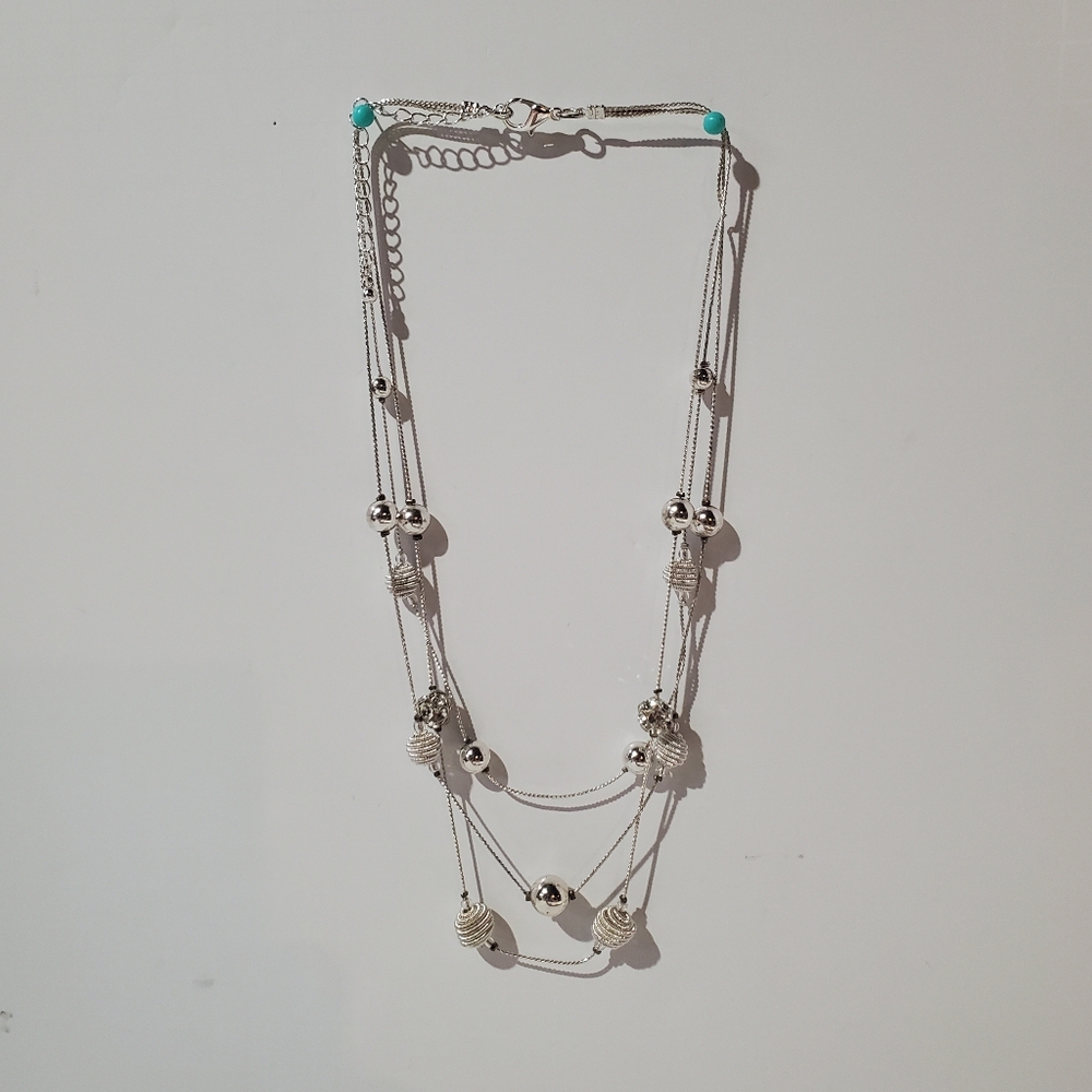 Silver Layered Necklace
